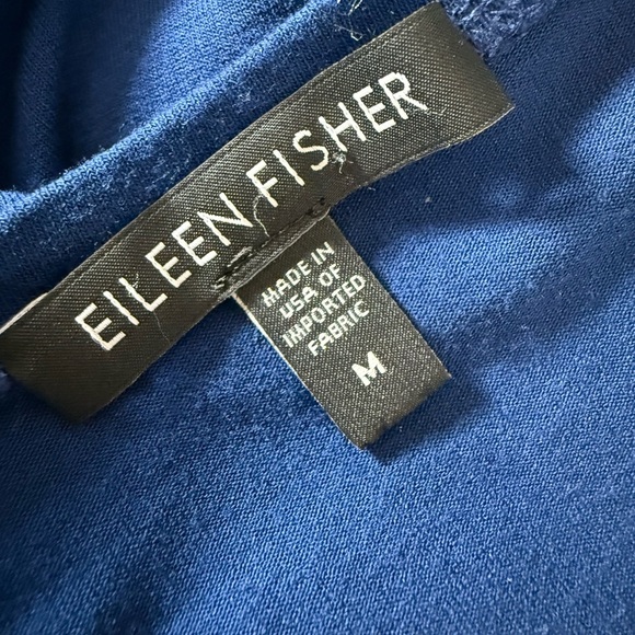 Eileen Fisher blue tee shirt dress size Medium - Picture 7 of 7